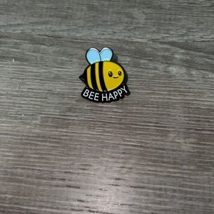 Bee Happy Pin
